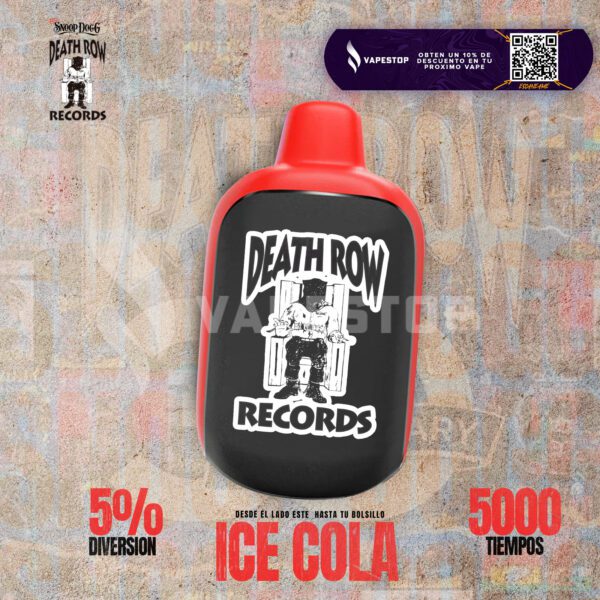 Death Row Vapes Snoop Dogg 5000 Puffs Dispositivo de vape desechable recargable - 5%