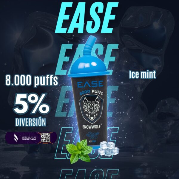 Ease Smart 8000 Granizado Puffs Dispositivo de vape desechable recargable – 5%
