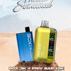 Priv Bar Vapes 15000 Puffs Dispositivo de vape desechable recargable – 5%