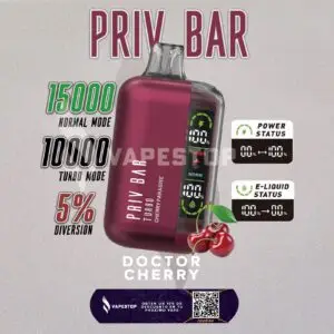 Priv Bar Vapes 15000 Puffs Dispositivo de vape desechable recargable – 5%