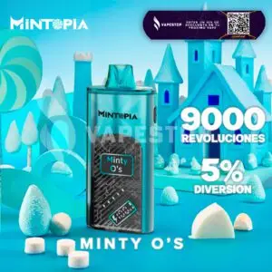 Mintopia 9000 Puffs Dispositivo de vape desechable recargable – 5%